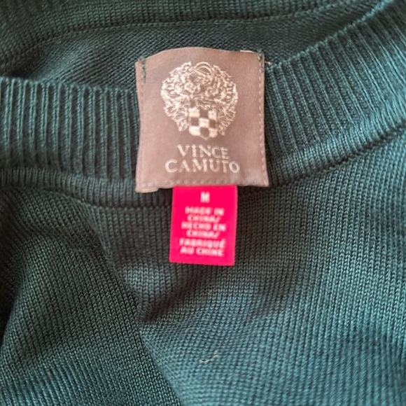 Vince Camuto Long Sleeve Puffed Sleeve Sweater Dress Medium - Picture 2 of 5